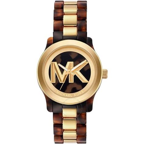 michael kors watches tortoise|mk7354.